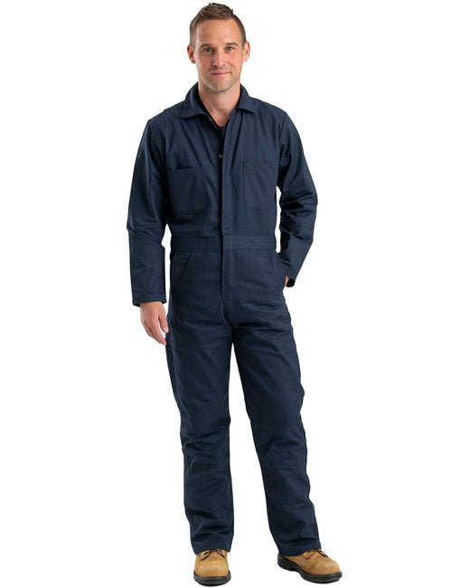 Berne Men's Heritage Unlined Coverall – Durable and Functional Workwear Berne 36 Navy Blue