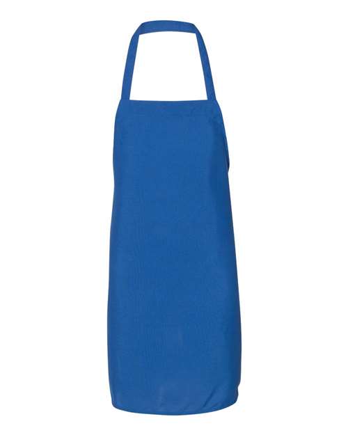 Custom Bib Apron - Q-Tees | Lightweight and Versatile Q-Tees One Size Royal Blue