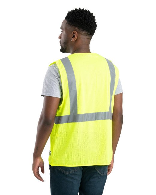 Berne Adult Hi-Vis Class 2 Economy Vest – Lightweight Reflective Safety Wear SOYT Printing Company