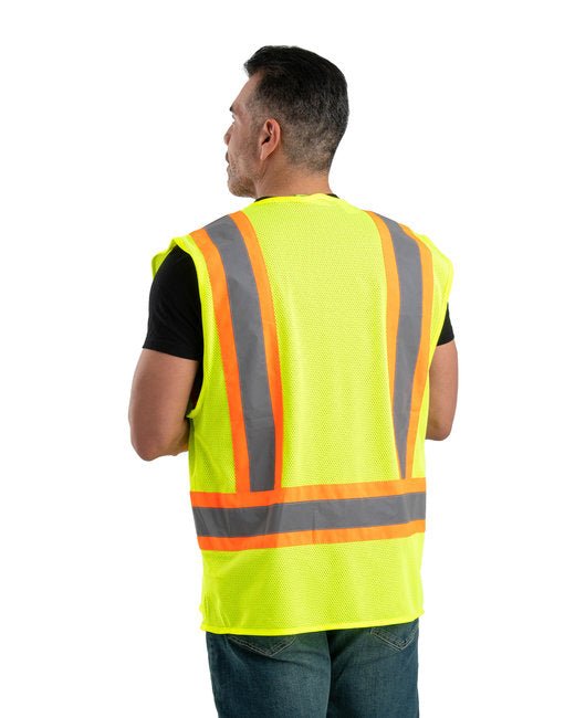 Berne Adult Hi-Vis Class 2 Multi-Color Vest – Certified Reflective Safety Gear SOYT Printing Company