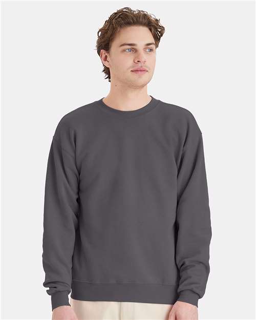 Ecosmart® Crewneck Sweatshirt - Hanes | Sustainable, Durable, and Customizable Hanes Small Smoke Grey