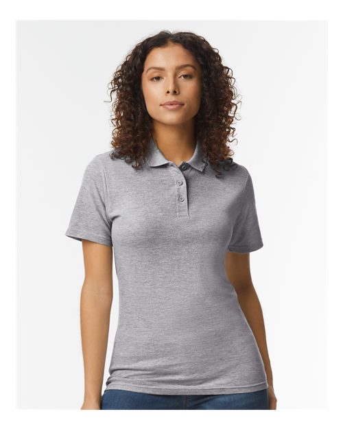 Softstyle® Women’s Pique Polo - Gildan | Comfortable, Semi-Fitted, and Embroidery-Ready Gildan