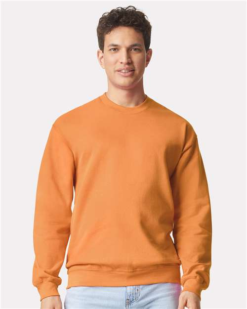 Softstyle® Midweight Crewneck Sweatshirt - Gildan | Comfortable, Durable, and Eco-Friendly Gildan Small Tangerine