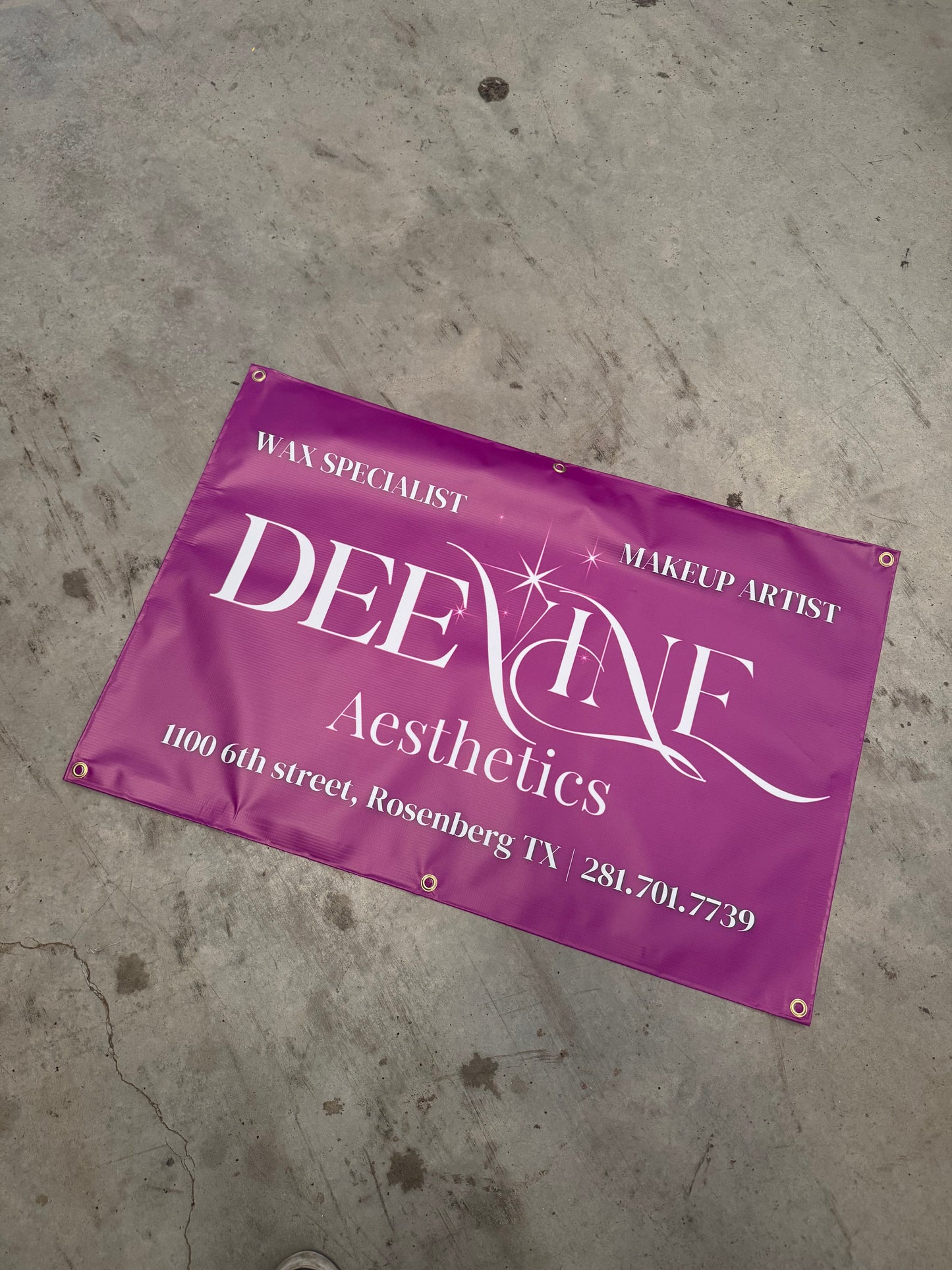 Custom Mesh Indoor/Outdoor Banner, Next Day Pick Up! Show Off Your Threads