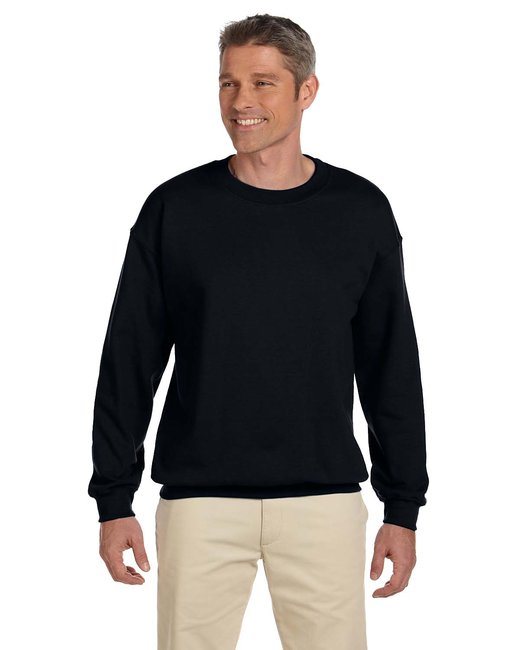 Custom Heavy Blend Fleece Crew – Durable & Eco-Friendly Sweater Gildan Small Black