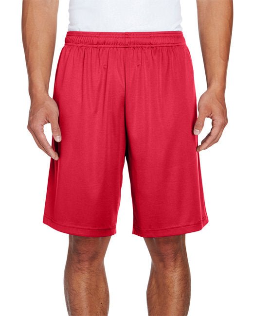 Custom Performance Shorts – 9-Inch Inseam & Moisture-Wicking SOYT Printing Company X-Small Sport Red