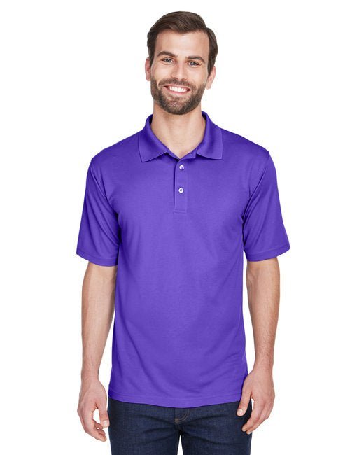 UltraClub Men's Cool & Dry Mesh Piqué Polo – Moisture-Wicking & UV Protection Ultra Club