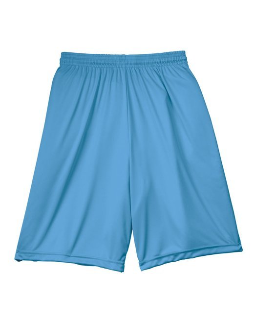 Custom Men's Performance Shorts – 9-Inch Inseam & Durable Fabric Shorts A4 Small Light Blue