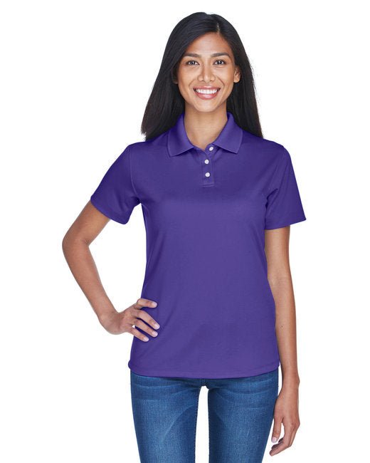 UltraClub Ladies' Cool & Dry Stain-Release Performance Polo Ultra Club Small Purple