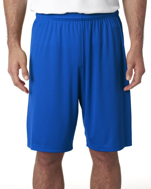 Custom Men's Performance Shorts – 9-Inch Inseam & Durable Fabric Shorts A4 Small Royal Blue