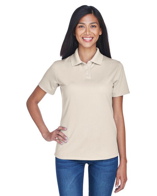 UltraClub Ladies' Cool & Dry Stain-Release Performance Polo Ultra Club Small Stone