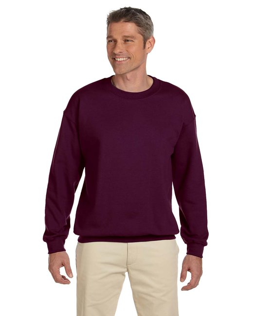 Custom Heavy Blend Fleece Crew – Durable & Eco-Friendly Sweater Gildan Small Maroon