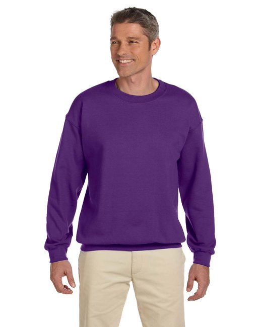 Custom Heavy Blend Fleece Crew – Durable & Eco-Friendly Sweater Gildan Small Purple