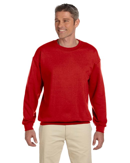 Custom Heavy Blend Fleece Crew – Durable & Eco-Friendly Sweater Gildan Small Red