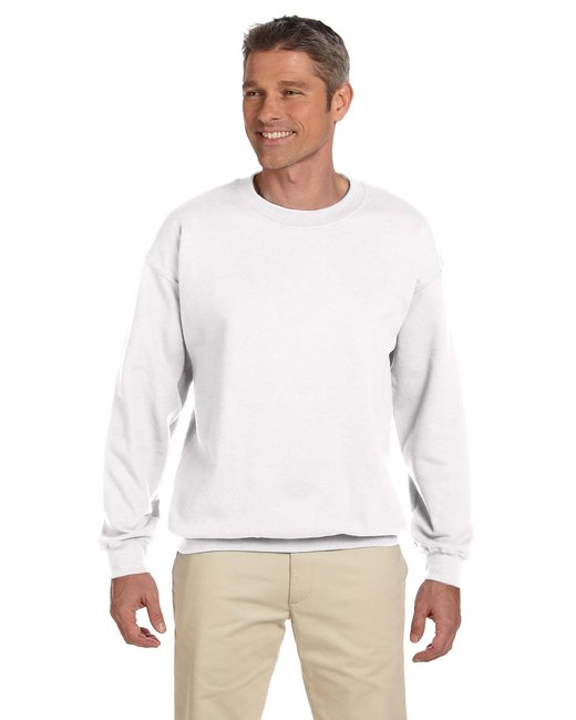Custom Heavy Blend Fleece Crew – Durable & Eco-Friendly Sweater Gildan Small White