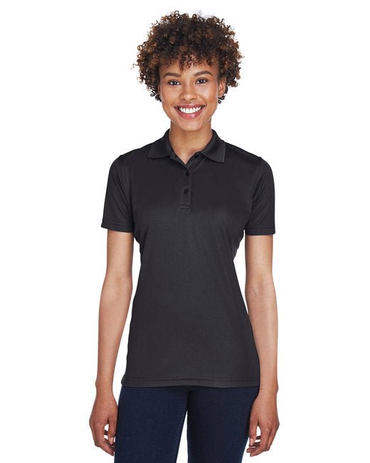 Women’s Slim Fit Piqué Polo with Custom Logo Options – Ideal for Corporate Teams Polo Team 365 Small Black