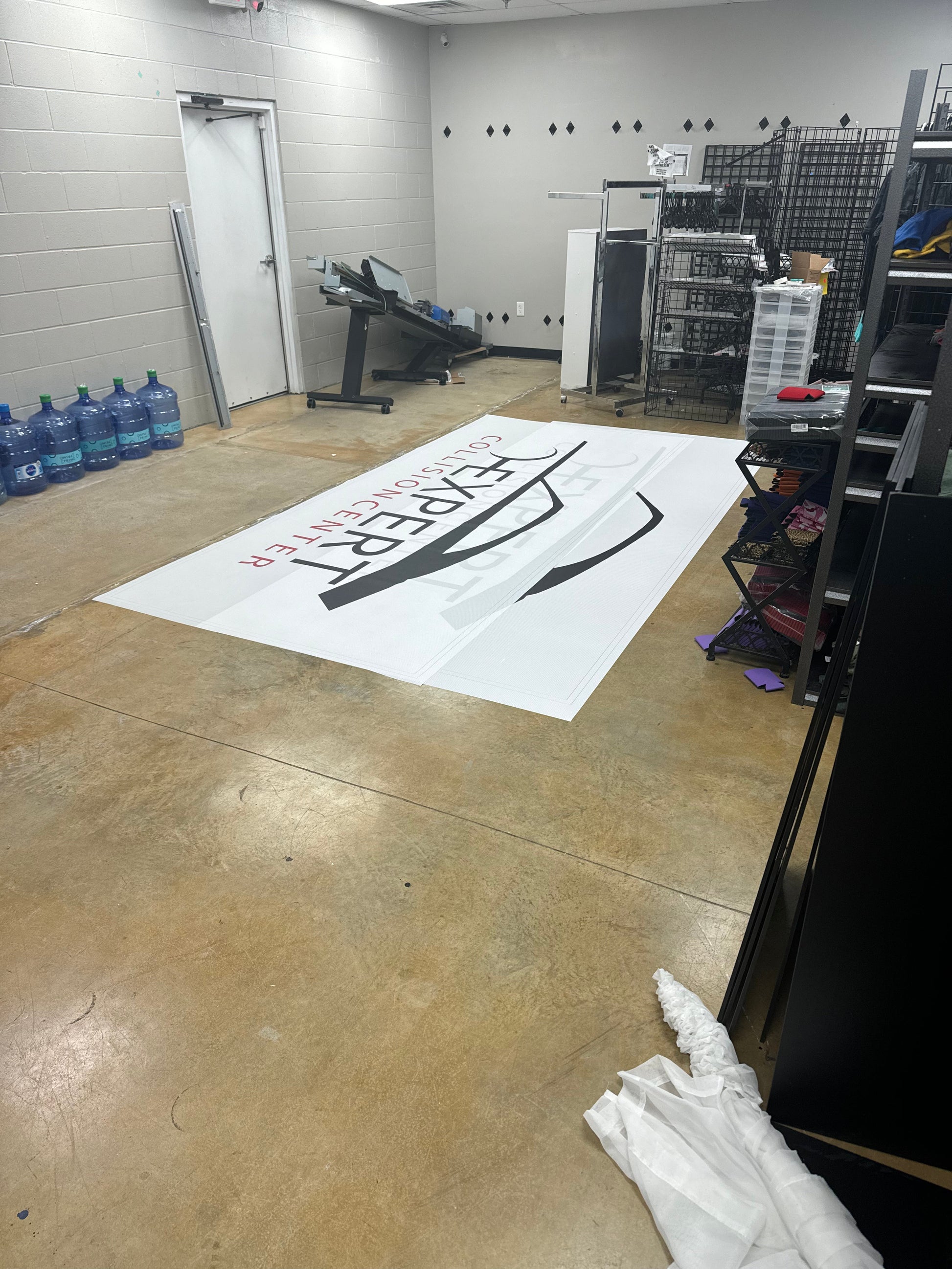 Custom Mesh Indoor/Outdoor Banner, Next Day Pick Up! Show Off Your Threads