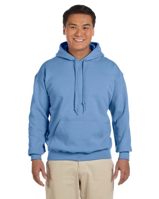Custom Heavy Blend Hooded Sweatshirt – Durable & Sustainable Hoodie Gildan Small Carolina Blue