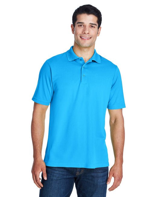 Customizable Unisex Performance Piqué Polo – Moisture-Wicking and UV Protection Polo Core 365 Small Columbia Blue