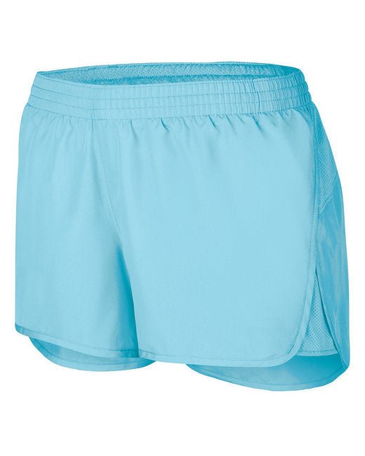 Custom Ladies' Athletic Shorts – Junior Fit & 3.5-Inch Inseam Shorts Agusta Sports Wear X-Small Aqua
