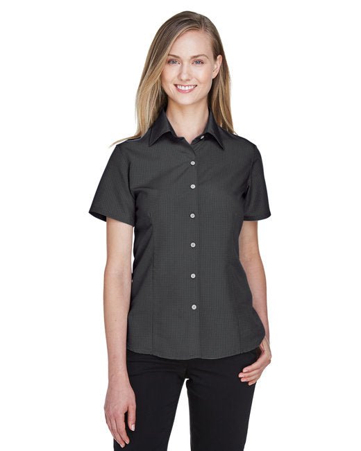 Custom Ladies' Camp Shirt – Wrinkle-Resistant & Soft Design SOYT Printing Company X-Small Black