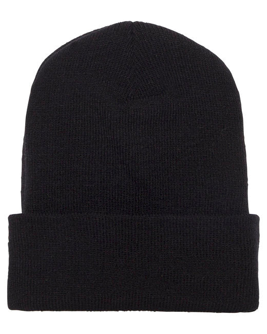 Custom Cuffed Knit Beanie – Soft Acrylic Knit, Embroidery-Ready Beanie YP CLASSICS