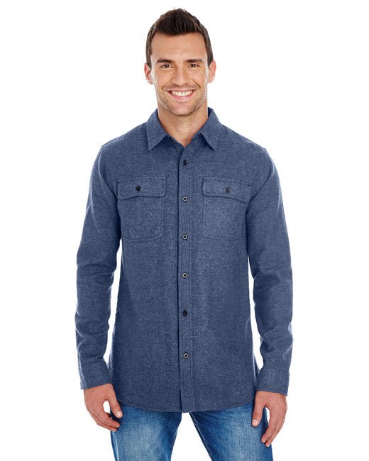 Custom Solid Flannel Shirt – Classic Design & Durable Fabric SOYT Printing Company Small Denim