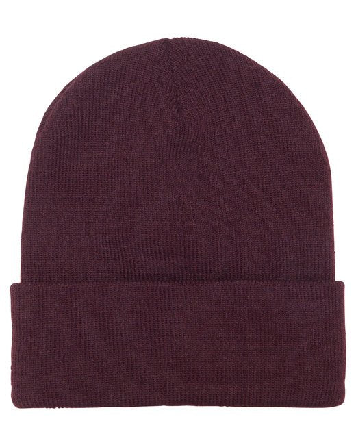 Custom Cuffed Knit Beanie – Soft Acrylic Knit, Embroidery-Ready Beanie YP CLASSICS