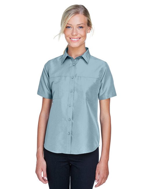 Custom Ladies' Performance Staff Shirt – Lightweight & Breathable SOYT Printing Company Small Cloud Blue