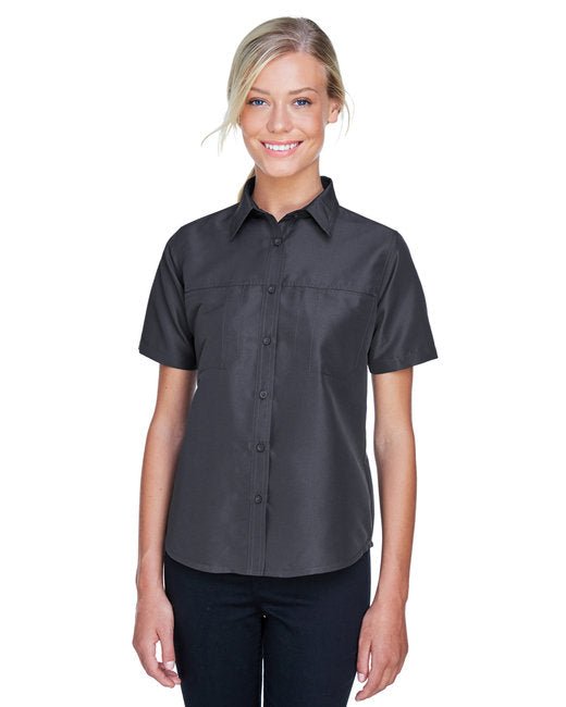 Custom Ladies' Performance Staff Shirt – Lightweight & Breathable SOYT Printing Company Small Dark Charcoal