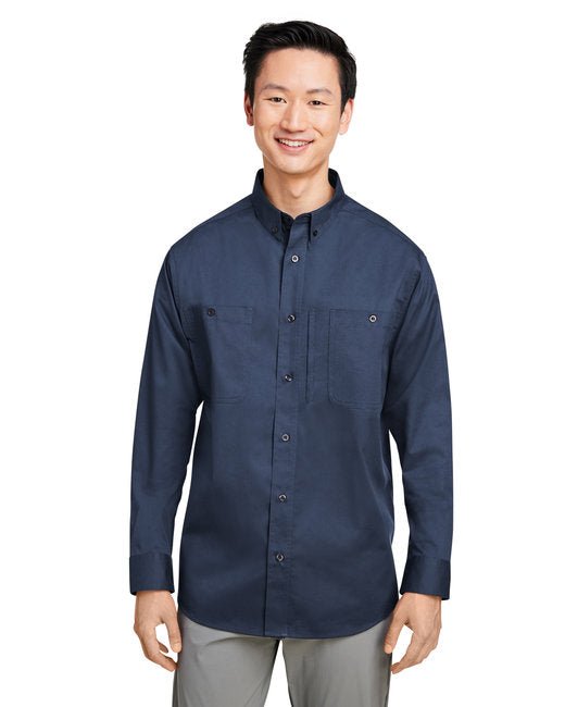 Custom Long-Sleeve Work Shirt – Durable & Professional Design SOYT Printing Company Small Dark Navy Blue