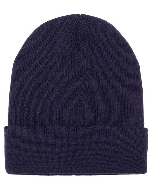 Custom Cuffed Knit Beanie – Soft Acrylic Knit, Embroidery-Ready Beanie YP CLASSICS