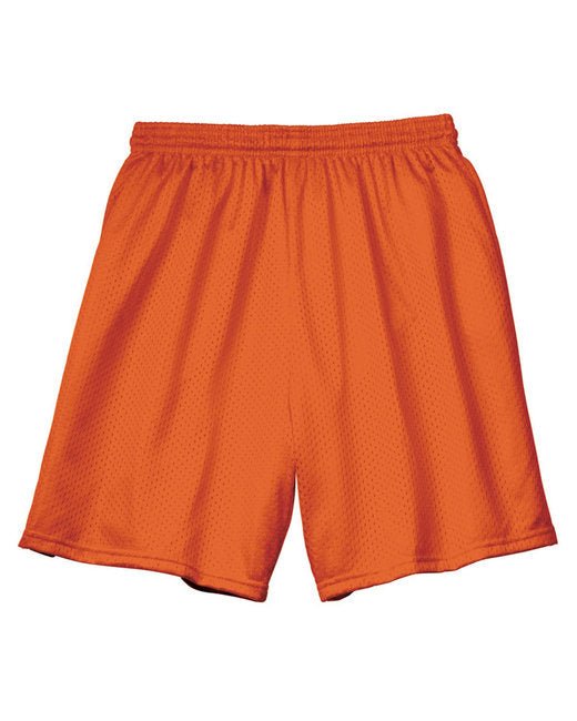 Custom Mesh Shorts – 7-Inch Inseam, Moisture-Wicking Performance SOYT Printing Company X-Small Orange