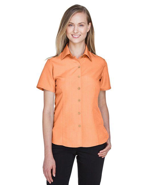 Custom Ladies' Camp Shirt – Wrinkle-Resistant & Soft Design SOYT Printing Company X-Small Orange