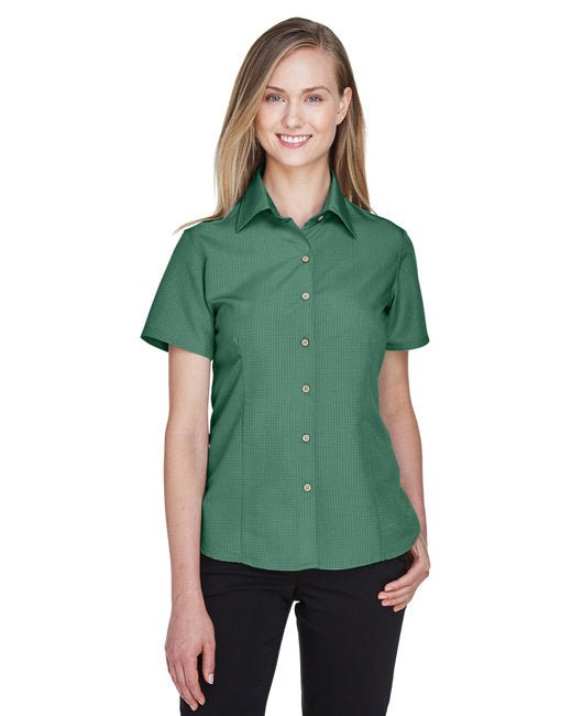 Custom Ladies' Camp Shirt – Wrinkle-Resistant & Soft Design SOYT Printing Company X-Small Palm Green