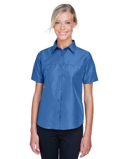 Custom Ladies' Performance Staff Shirt – Lightweight & Breathable SOYT Printing Company Small Pool Blue