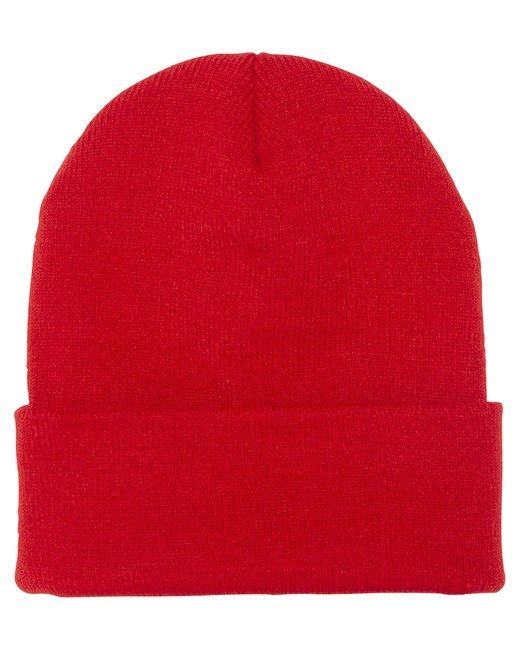 Custom Cuffed Knit Beanie – Soft Acrylic Knit, Embroidery-Ready Beanie YP CLASSICS