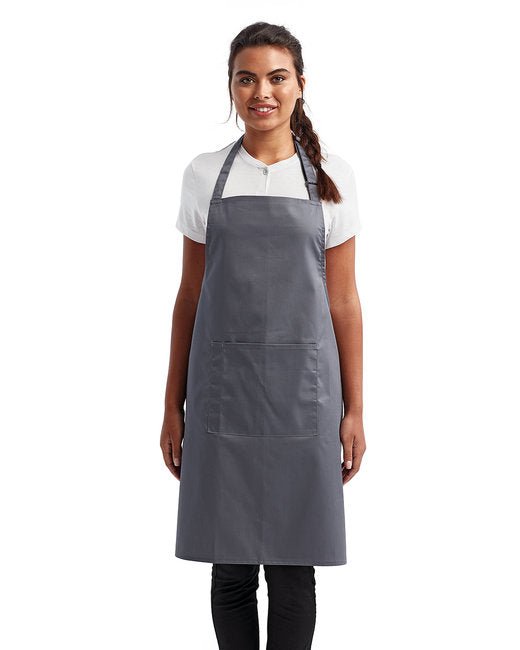 Custom Recycled Bib Apron with Pocket – Adjustable & Durable SOYT Printing Company Steel