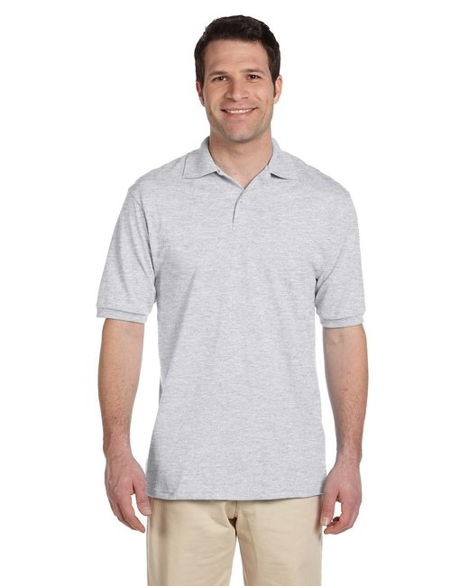 Jerzees Adult SpotShield™ Stain-Resistant Jersey Polo Shirt Jerzees Small Ash Grey