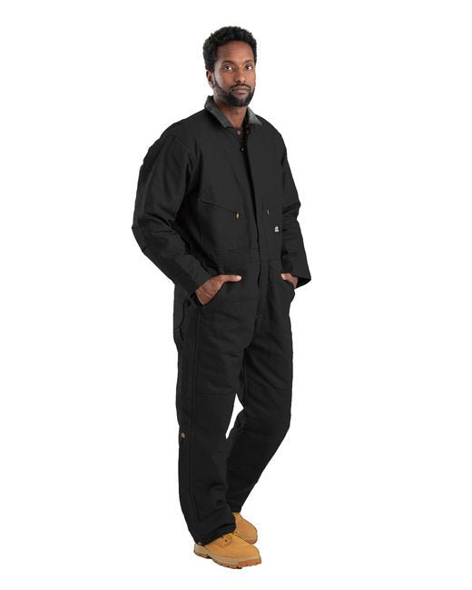 Berne Men's Heritage Duck Insulated Coverall – Durable, Warm, and Functional Workwear Berne Small Black