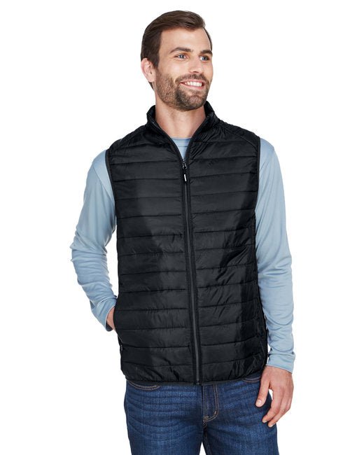 CORE365 Men's Prevail Packable Puffer Vest – Lightweight, Water-Resistant, and Travel-Friendly Core365 Small Black