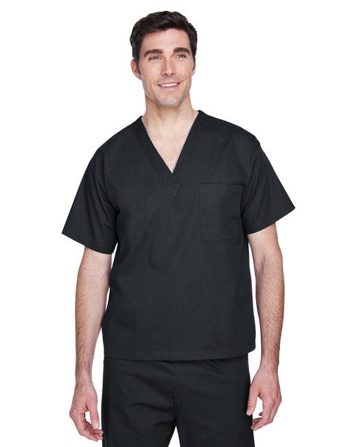Custom Scrub Top – Comfortable, Durable & Professional Design SOYT Printing Company Small Black