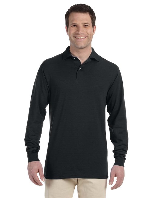 Jerzees Adult SpotShield™ Long-Sleeve Jersey Polo Jerzees