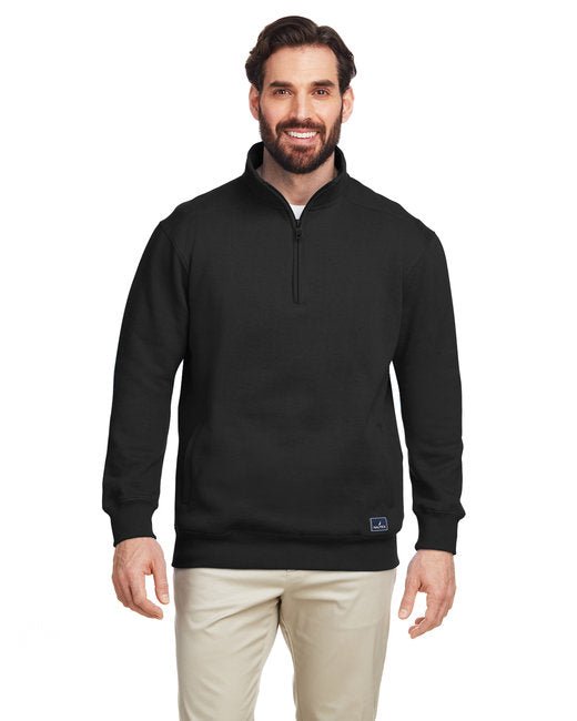 Nautica Men's Anchor Quarter-Zip Pullover – Comfortable, Stylish, and Functional Nautica Small Black