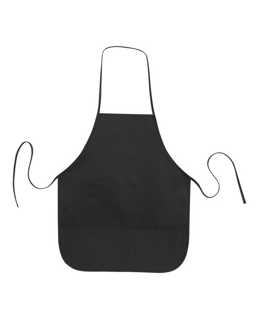 Custom Cotton Twill Apron – Heavyweight Design with Dual Pockets SOYT Printing Company Black