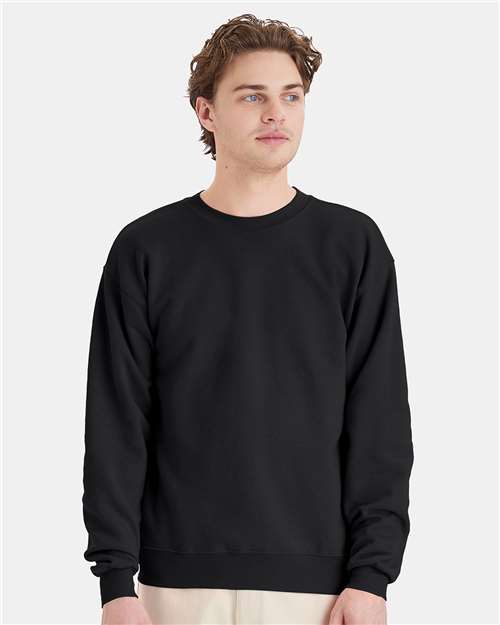 Ecosmart® Crewneck Sweatshirt - Hanes | Sustainable, Durable, and Customizable Hanes Small Black