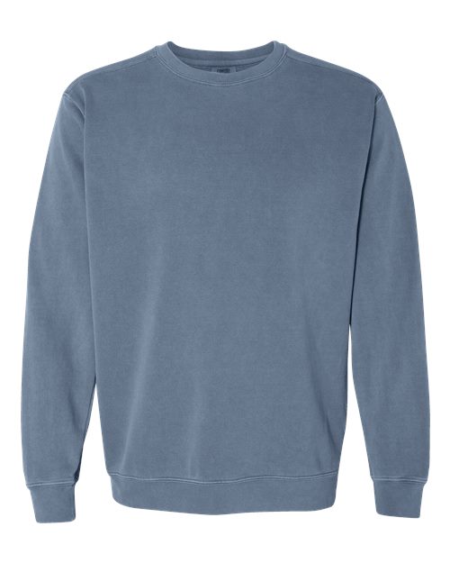 Garment-Dyed Sweatshirt - Comfort Colors | Relaxed, Durable, and Eco-Friendly Comfort Colors Small Blue Jean