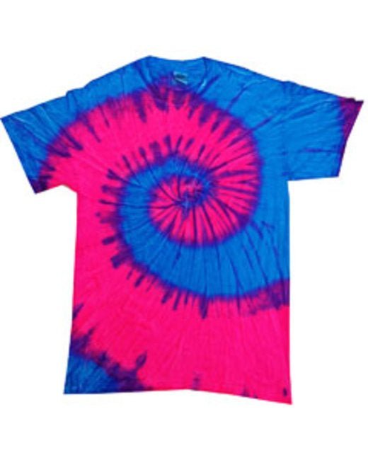 Custom Rainbow Spiral Tie-Dye T-Shirt – Bright & One-of-a-Kind Tie-Dye