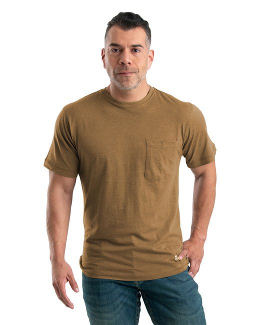 Berne Men's Lightweight Performance Pocket T-Shirt – Moisture-Wicking and Durable Berne