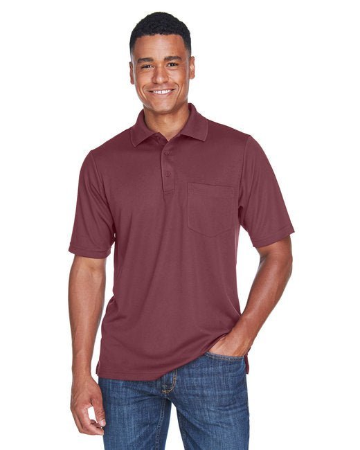 CORE365 Men’s Origin Performance Piqué Polo with Pocket Core365